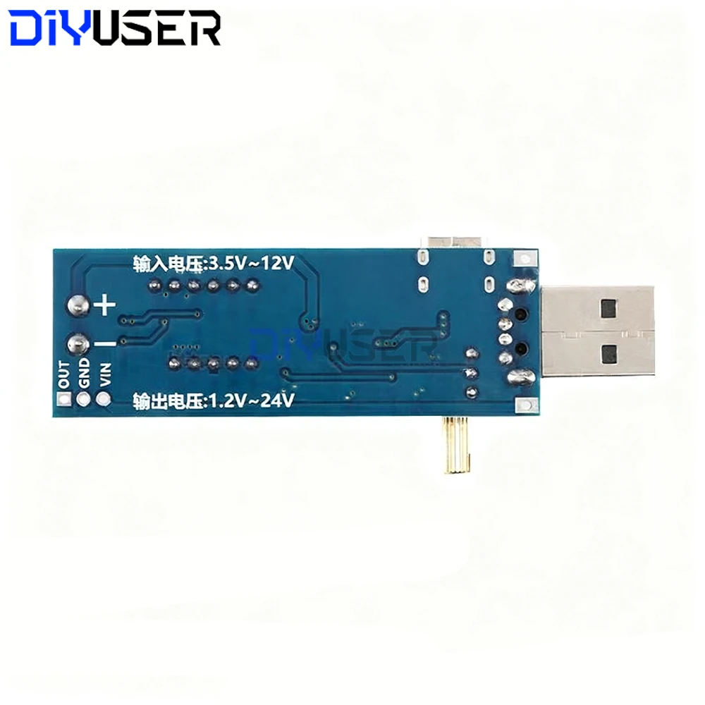 Módulo convertidor Boost Buck ajustable, DC-DC 5V a 3,3 V 12V reductor, amplio voltaje 1,2 V-24V para electrónica Arduino DIY - imagen 3