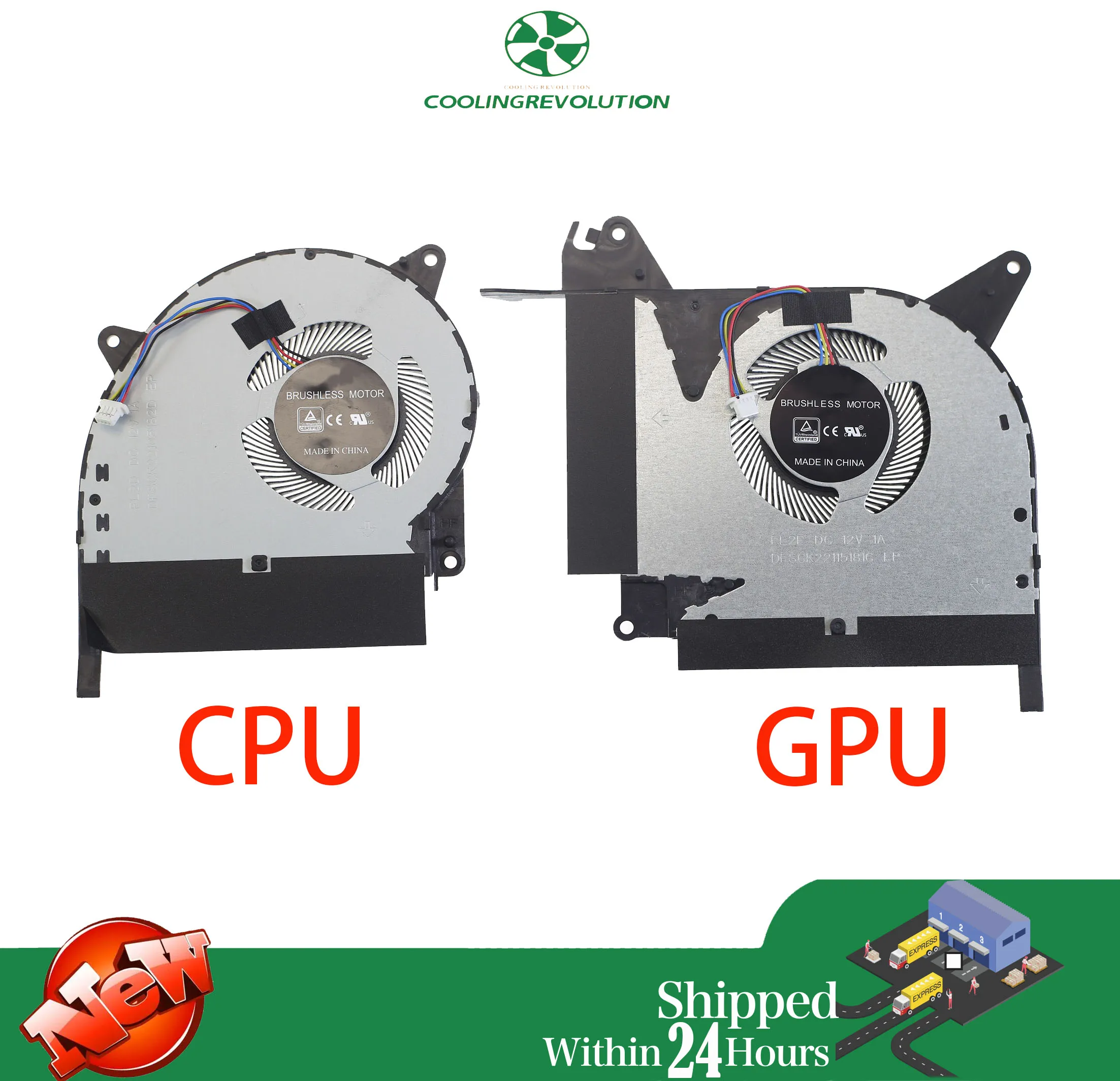 Ventilador de refrigeración GPU para CPU de ordenador portátil, para ASUS ROG Strix RTX SCAR II GL704 GL704G S7C GL704GW 13NR00N0M10111 13N1-5BP0311 - imagen 3