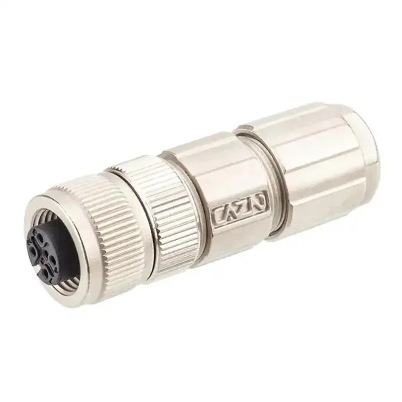 Enchufe de montaje de Metal tipo recto/ángulo 2-17 pines un cable soldado de código salida PG9 conector estándar NEMA2000 para montaje - imagen 4