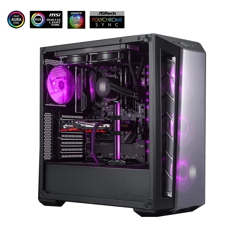 Soporte VGA Vertical RGB 12V 4 pines/5V 3 pines ARGB GPU soporte, soporte para tarjeta gráfica, Jack MOBO AURA SYNC, negro/blanco/rosa - imagen 5