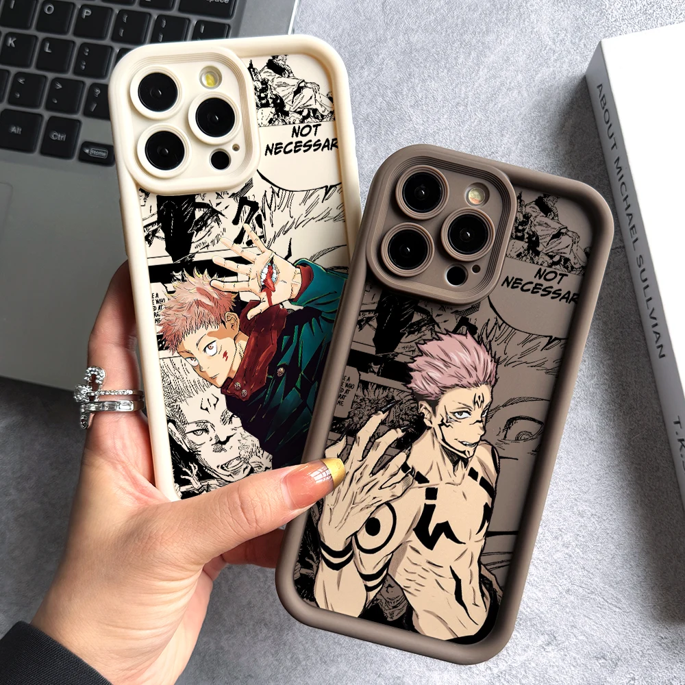 Cool Jujutsu Kaisen Ryomen Sukuna funda de teléfono para Xiaomi Mi 15 Ultra 14 13 12 T 11 Lite 14T 12T Pro 4G 5G funda suave - imagen 5
