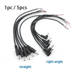Cable DC de Alimentación Macho 3,5 x 1,35 mm Acodado