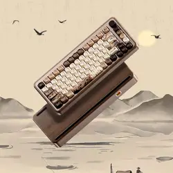 Akko MU01/MU02 Mountain Seclusion Teclado Mecánico Madera Inalámbrico