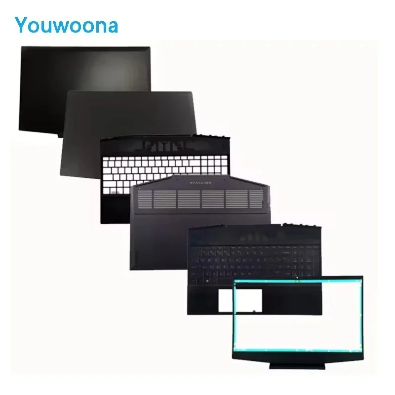 NUEVA cubierta trasera Original para ordenador portátil Lcd/marco frontal/cubierta superior/cubierta inferior para HP Pavilion 5th 6th Genations 15T-DK 15-DK TPN-C141