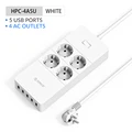 4AC 5USB White EU