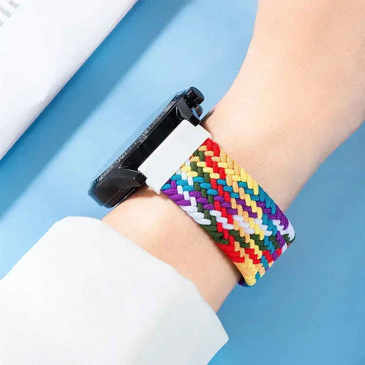 Correa trenzada de 22mm para Redmi Watch 5 lite, correa de nailon para Xiaomi Redmi Watch 5, pulsera activa, pulsera de tejido elástico - imagen 5