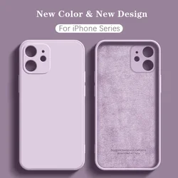Funda Silicona Líquida iPhone 15 / 14 / 13 / 12 – Antigolpes