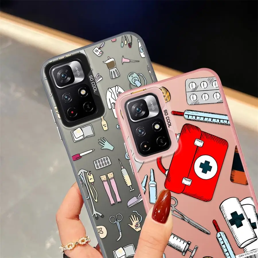 Funda Cool Nurse Medicine para Xiaomi Mi 12T Pro 11 Lite 13T, funda trasera para teléfono - imagen 4