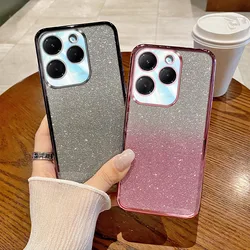 Funda Silicona Infinix Hot 40 Pro Brillo Degradado Antigolpes