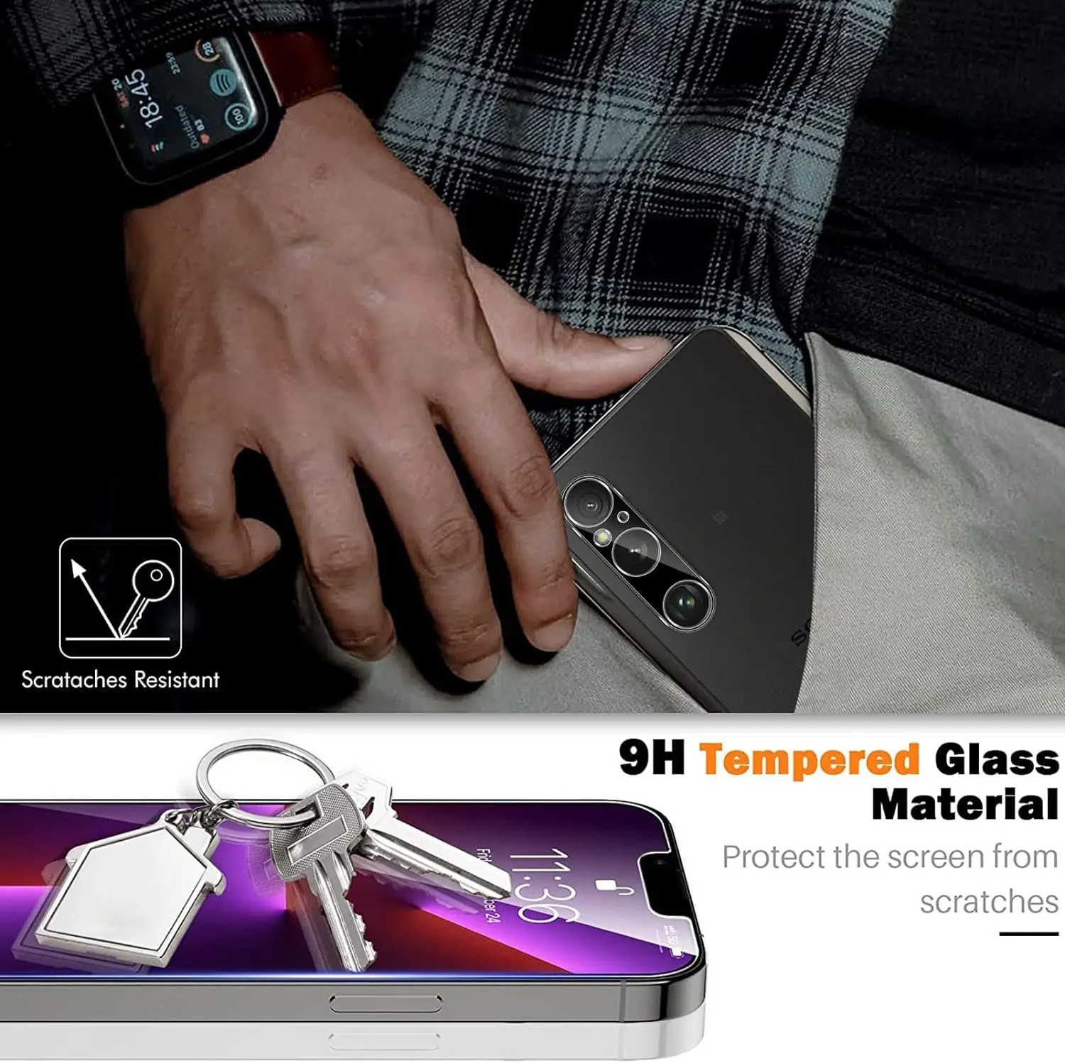 Vidrio Templado 2.5D 9H para Xperia 1 VI, Protector de pantalla, película de lente de cámara para Sony Xperia 1 VI XQ-EC44 2024 - imagen 4