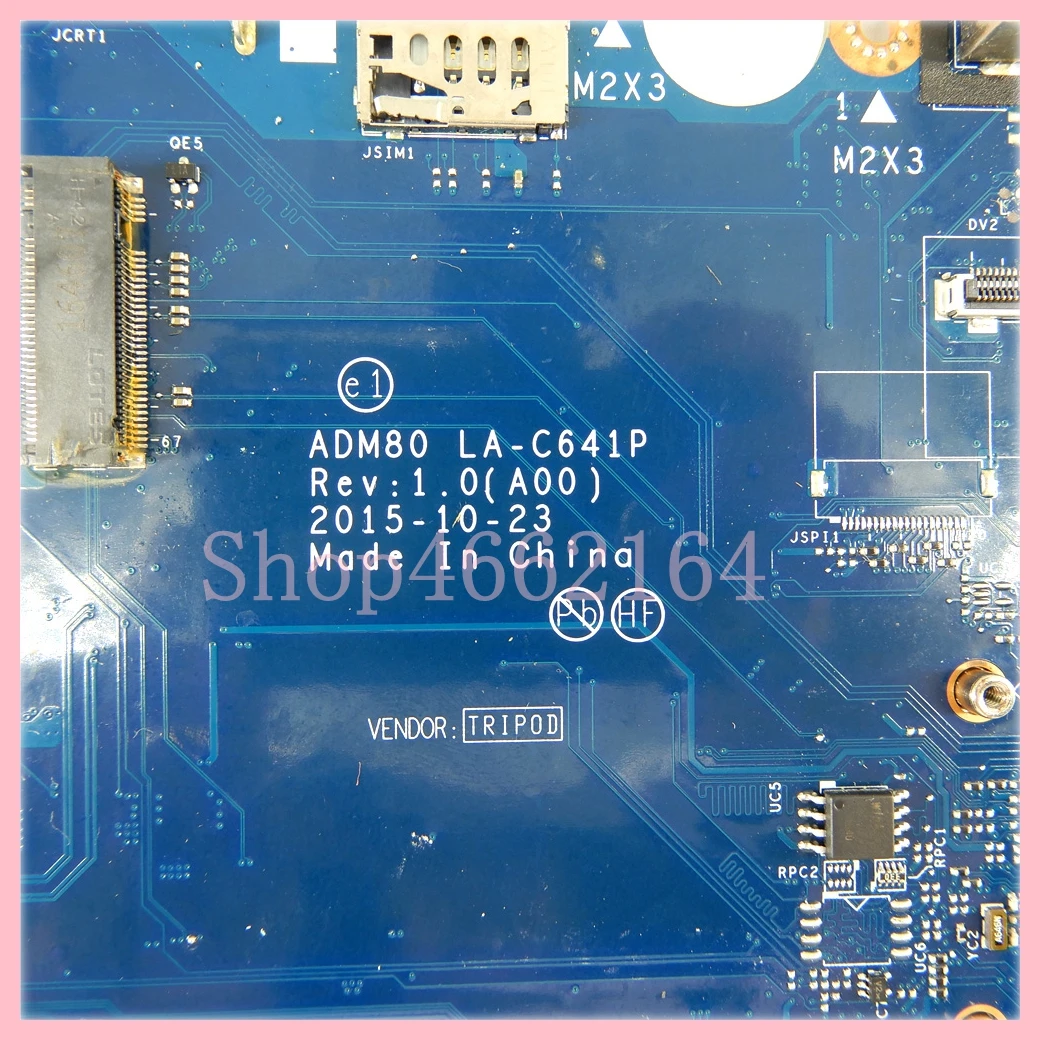 LA-C641P con i3 i5-6th Gen CPU placa base para ordenador portátil para Dell Latitude 5570 E5570 placa base para portátil 100% probado OK - imagen 3