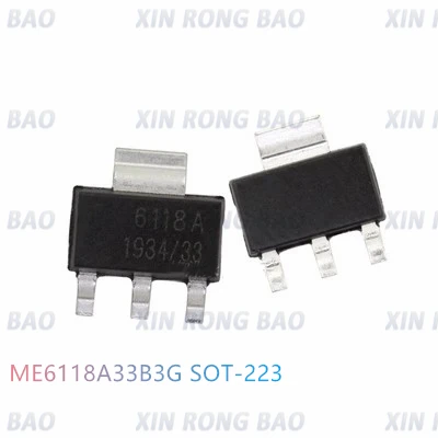 10 Uds ME6118A33B3G 6118A SOT-223 nuevo y Original