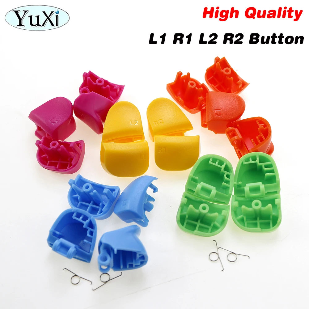 Para controlador PS5 L1 R1 L2 R2 botones de disparo goma de silicona conductora d-pad teclados resortes para PlayStation 5 V2.0 BDM-020 - imagen 3