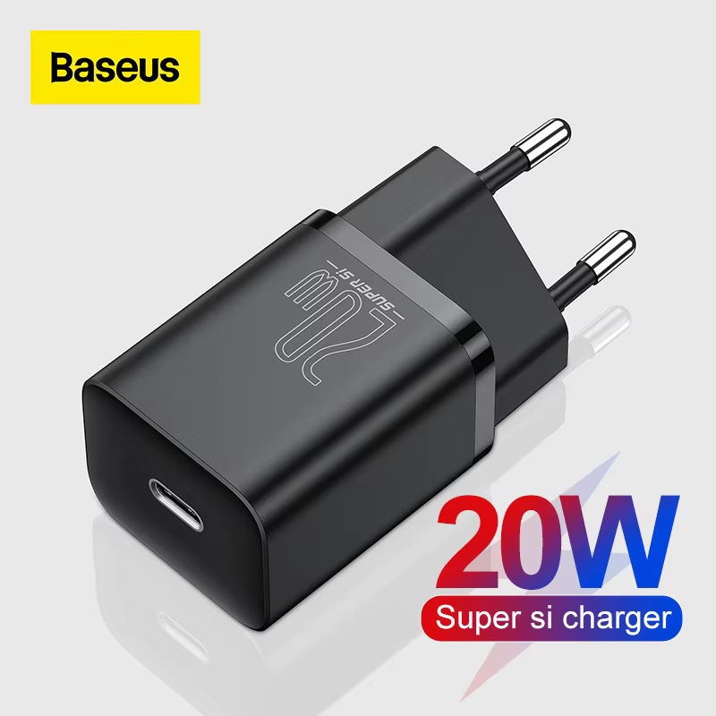 Baseus Cargador USB-C 30W PD Carga Rápida iPhone - imagen 5