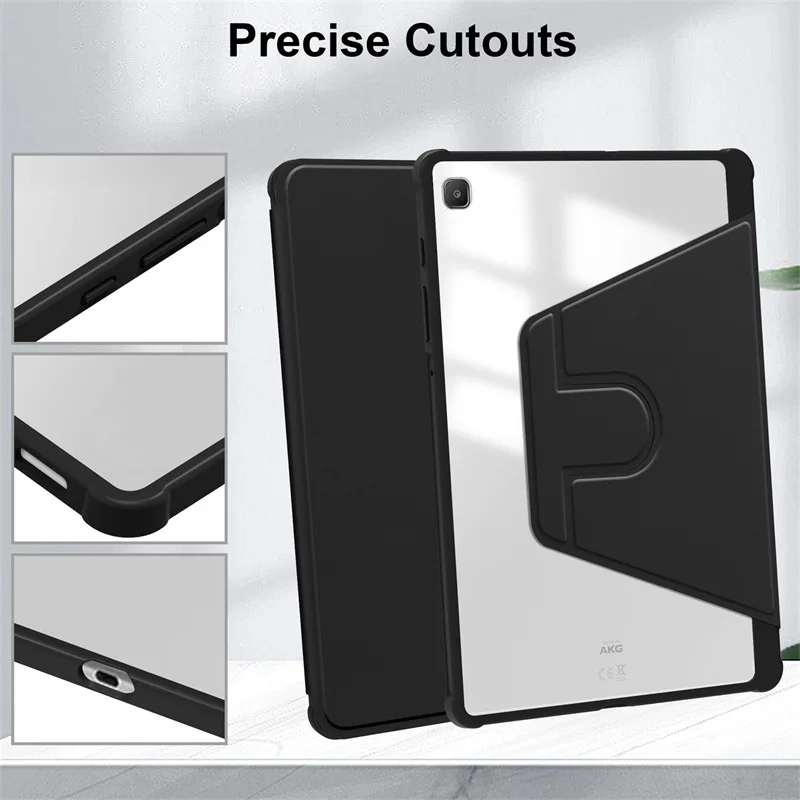 Para Samsung Galaxy Tab S6 Lite funda giratoria 360 para tableta inteligente para galaxy tab s6 lite 2024 funda de 10,4 pulgadas con soporte para lápiz - imagen 4