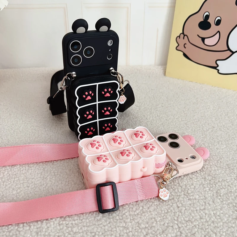 Para Samsung Galaxy A12 A11 A71 A51 A52 A22 A02s A32 A13 A53 A03s A04s A20s A33 A73 A23 Funda tipo billetera con pata de gato con accesorios - imagen 5