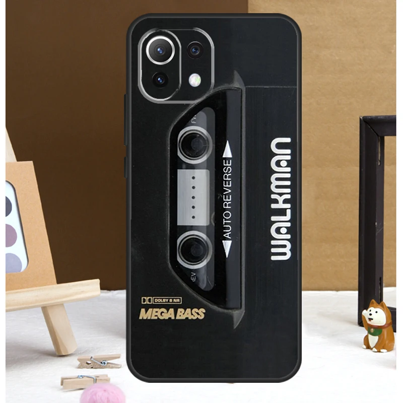 Funda de cinta de casete Retro para POCO X6 Pro M6 X3 X4 X5 F3 F5 M5s Xiaomi 13 14 Ultra 12 Lite 11T 12T 13T Pro - imagen 2
