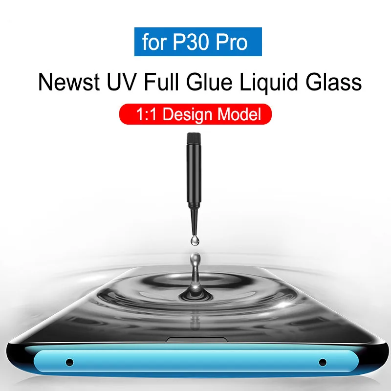 Protector de pantalla de pegamento completo líquido UV para Huawei Nova 7 8 9 10 11 12 Pro Ultra 3D borde curvo HD transparente 9H película de vidrio templado - imagen 4