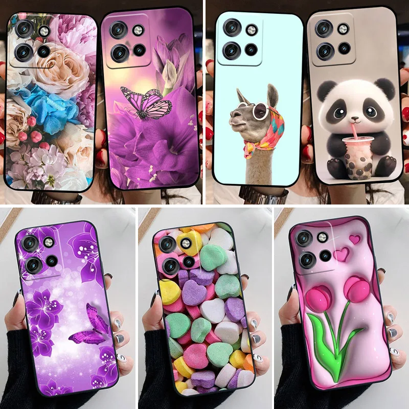 Funda de silicona TPU para Motorola Edge 50 Neo Moto Edge 50 Pro Fusion Ultra cubierta protectora Edge50 Fusion Fundas Coque Capa