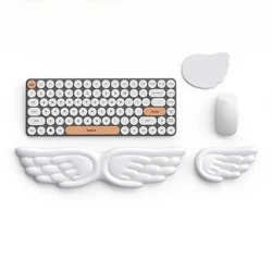 Reposamuñecas Ergonómico Viscoelástico Teclado y Ratón PC