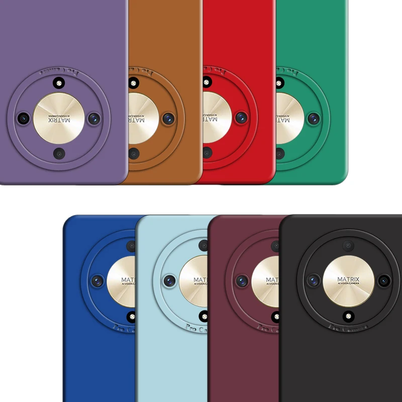 Para Honor Magic6 Lite funda para Magic6 Lite 5G funda de 6,78 pulgadas nuevo silicona líquida a prueba de golpes cubierta completa protección de cámara parachoques - imagen 3