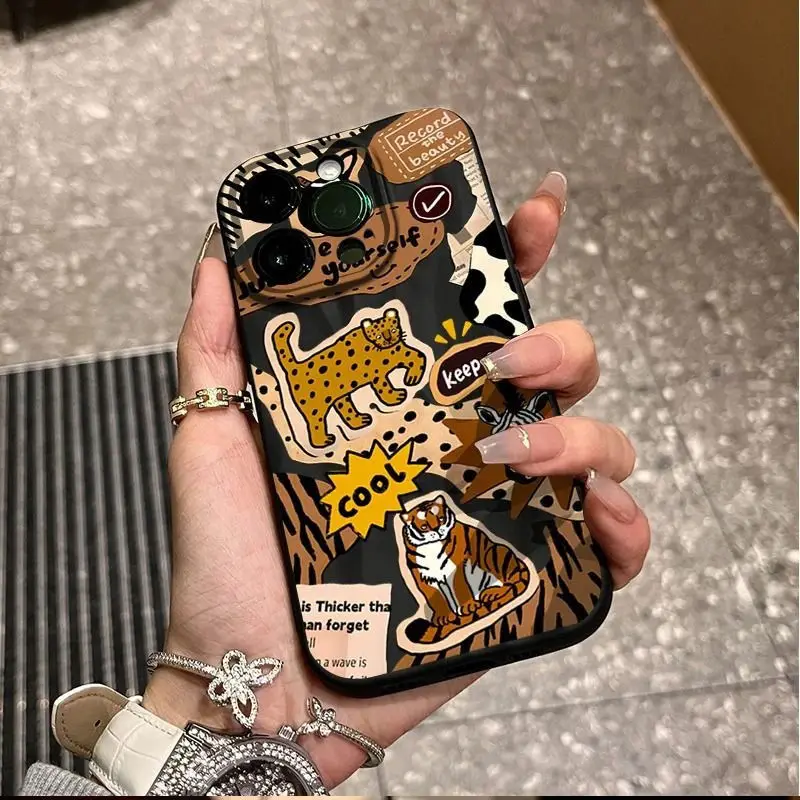 Para Funda iphone 16 15 14 13 12 11 Pro 16Pro 14Pro 13Pro Max X XS Max XR SE 2020 2022 7 8 Plus iphone15 Funda de teléfono Apple - imagen 2