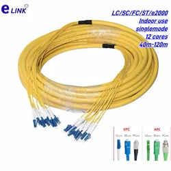 Cable Parche Fibra Óptica LC-LC 12 Núcleos Monomodo 100G