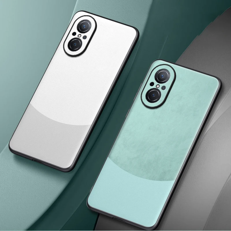 Funda de cuero PU de lujo para Huawei Nova 9 SE, funda trasera de silicona, protección de teléfono para Huawei Nova 9 Pro Nova9 SE 9SE Coque - imagen 2