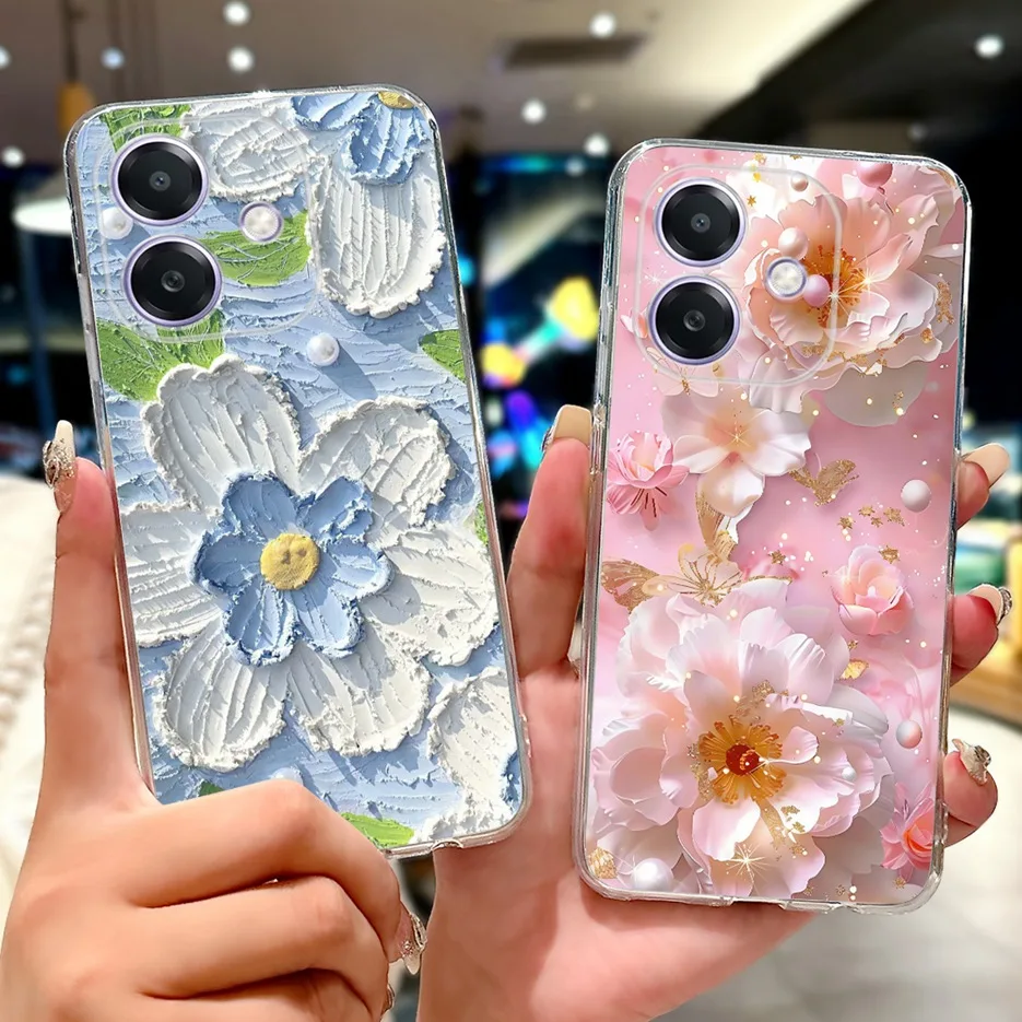 Para Oppo A40 A40M funda CPH2669 nueva funda pintada de moda funda de teléfono delgada suave para Oppo A40m A40 OppoA40 OppoA40m bolsas de cubierta trasera - imagen 5