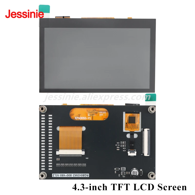 Pantalla LCD TFT de 4,3 pulgadas interfaz RGB módulo de pantalla de microcontrolador STM32 pantalla táctil capacitiva 24 bits 800*480