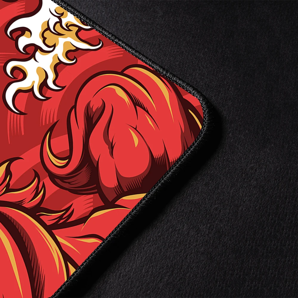 Alfombrilla de ratón para juegos de 45x40cm, alfombrilla de ratón antideslizante Premium para Gamer e-sports, alfombrilla de ratón de goma con diseño de tigre, alfombrilla profesional para escritorio de ordenador - imagen 3