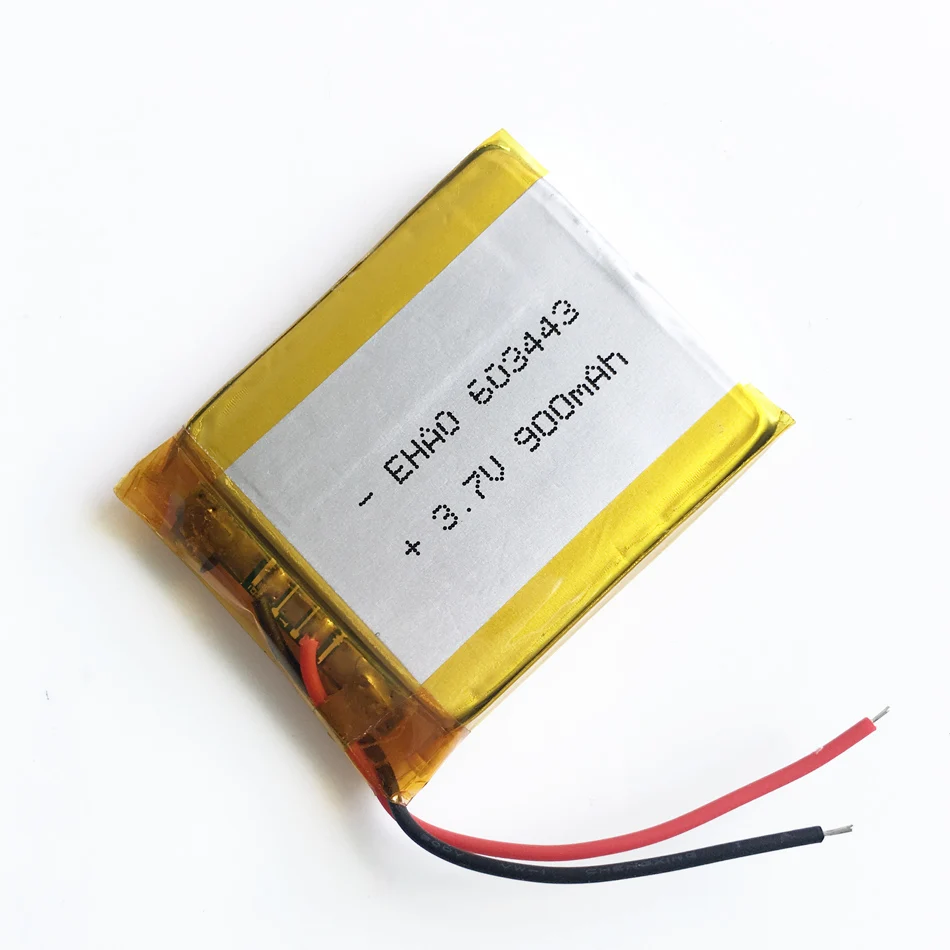 10 PCS 3.7V 900mAh Batería recargable LiPo de polímero de litio 603443   Para Mp3 teléfono móvil DVD Bluetooth altavoz grabadora MP4 - imagen 3
