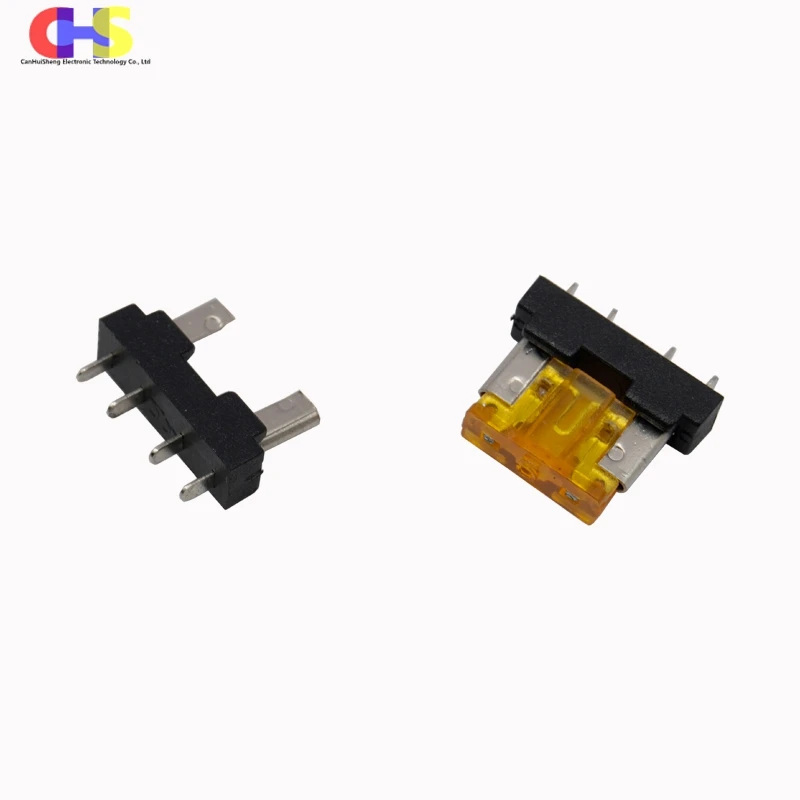 5 Juegos Portafusibles para coche, placa PCB, MINI hoja pequeña y mediana, barco automotriz, 32V, Clip de seguridad, tipo de inserción, - imagen 2