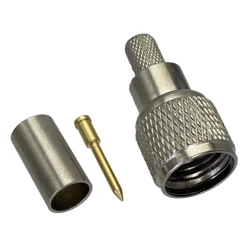 Conector Mini-UHF Macho Engarzado – RF Coaxial Compatible RG58 LMR195