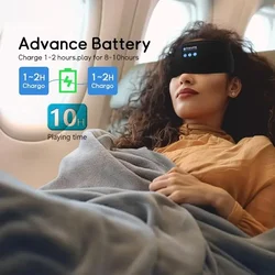 Auriculares Bluetooth para Dormir con Antifaz y Diadema Deportiva
