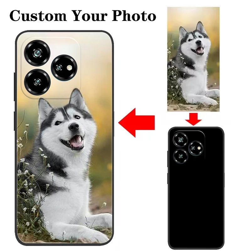 Funda de teléfono suave personalizada DIY para ZTE Blade V60 diseño 4G Vita nubia Focus Neo Z70 Ultra Z60S Pro A75 5G Red Magic 10 Pro Plus