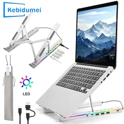 Soporte Plegable de Aluminio para Portátil y Tableta – Disipación de Calor