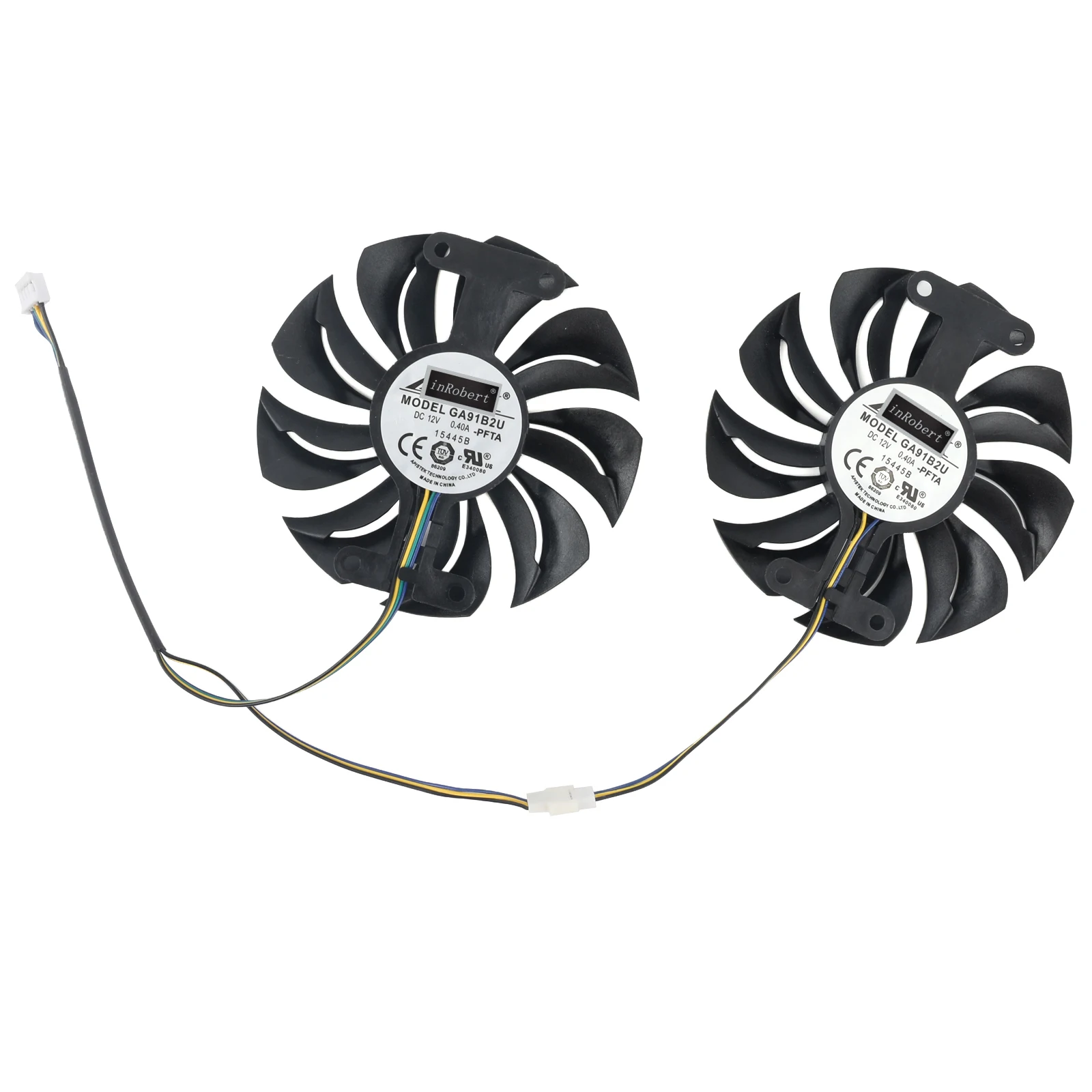 Ventilador de refrigeración para tarjeta de vídeo, Enfriador de 85MM GA91B2U GA91S2U RX580 GPU para PowerColor Radeon Red Dragon AX RX 480 470 580 - imagen 2