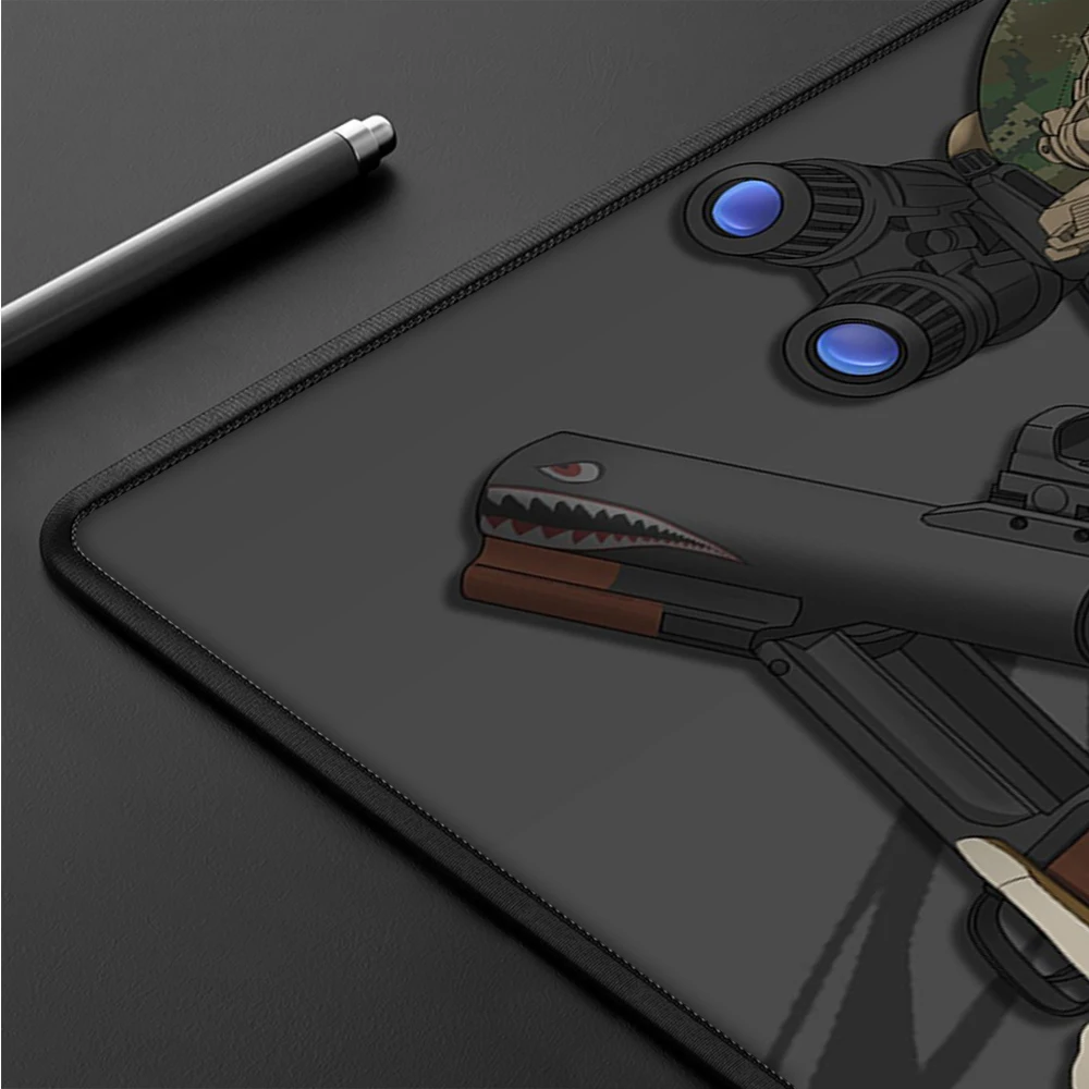 Alfombrilla de ratón táctica militar Anime Girl Balance Gaming, alfombrilla de ratón profesional con superficie impermeable para deportes electrónicos, alfombrilla de ratón de 45x40cm - imagen 3