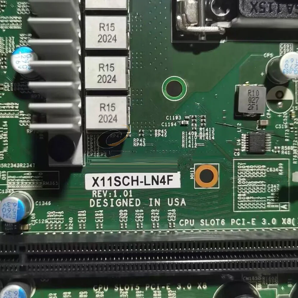 Para placa base de servidor Supermicro X11SCH-LN4F C246 1151 pines puerto de cuatro redes de un solo canal NAS M.2 - imagen 5