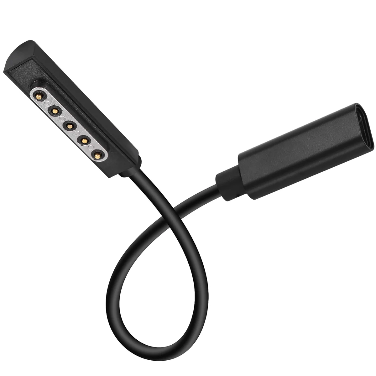 Cable de carga tipo C PD, adaptador de fuente de alimentación hembra, convertidor USB C para Microsof Surface Pro 1/2 Tablet - imagen 2
