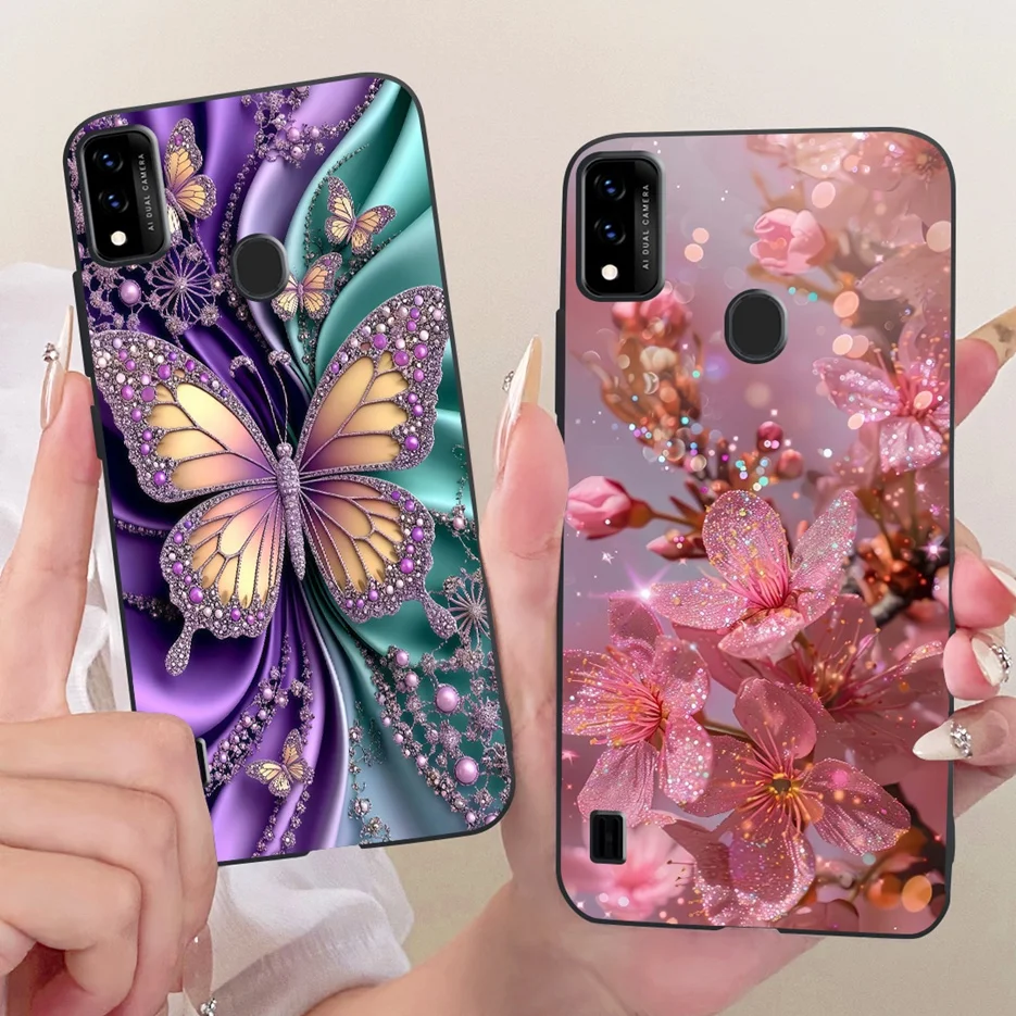 Para ZTE Blade A51 funda BladeA71 A7030 nueva mariposa árbol pintado funda de silicona suave para ZTE Blade A71 A 51 BladeA51 parachoques - imagen 5