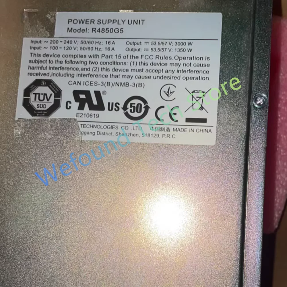 R4850G5 48V50A3000W para módulo rectificador Huawei fuente de alimentación de comunicación 1U de alta eficiencia R4850G - imagen 4