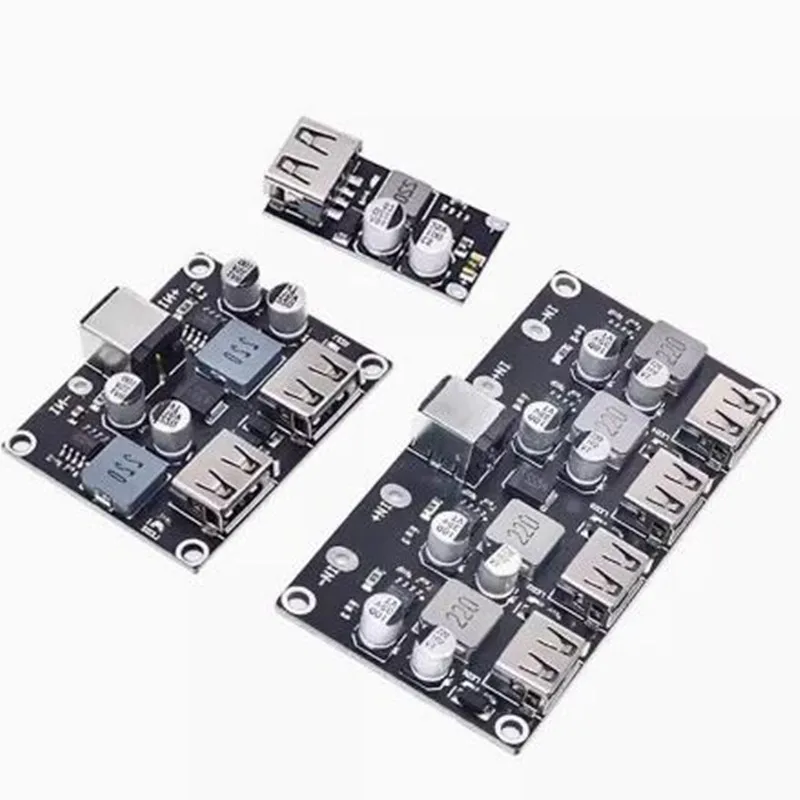 QC3.0 QC2.0 USB DC-DC convertidor reductor de carga módulo reductor 6-32V 9V 12V 24V a placa de circuito de cargador rápido 5V - imagen 4