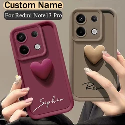 Xiaomi Redmi Note 13 Pro 5G/4G – Funda Personalizada Corazón Antichoque