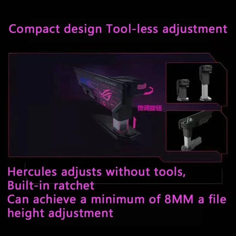 Soporte para tarjeta gráfica ROG Hercules, soporte para GPU, ordenador de bricolaje, juegos de escritorio RTX3080/3090DDR5, juegos ASUS gamer country - imagen 5