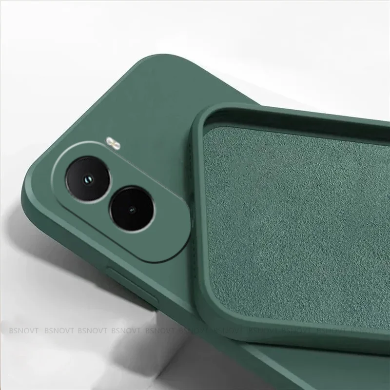 Para Poco M7 funda Xiaomi Poco M7 Plus Capas nuevo a prueba de golpes teléfono parachoques armadura trasera silicona líquida Original Fundas Poco M7 - imagen 3