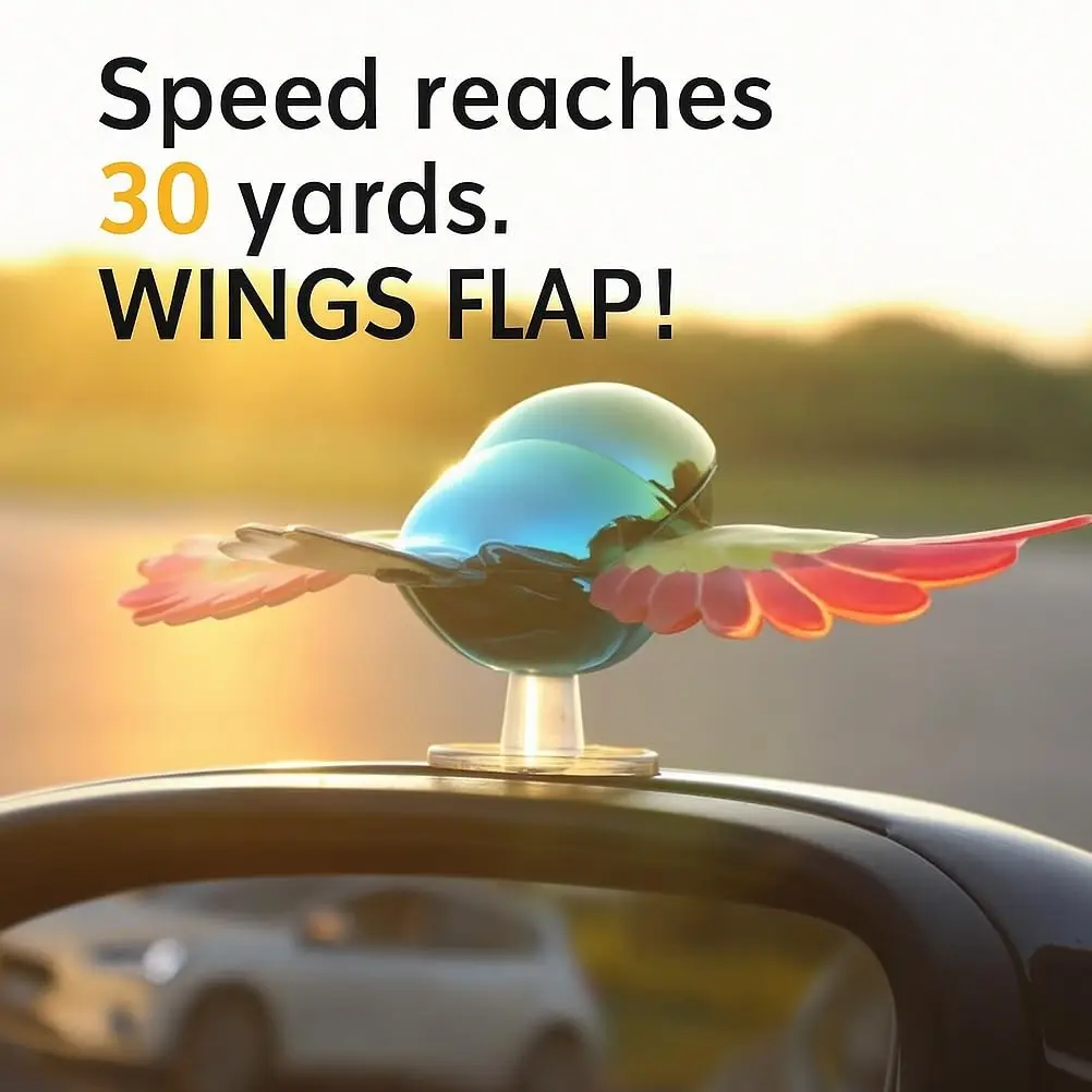 2025 nueva simulación creativa pájaro volador coche motocicleta E-Bike decoración colgante lindo adorno Interior del vehículo