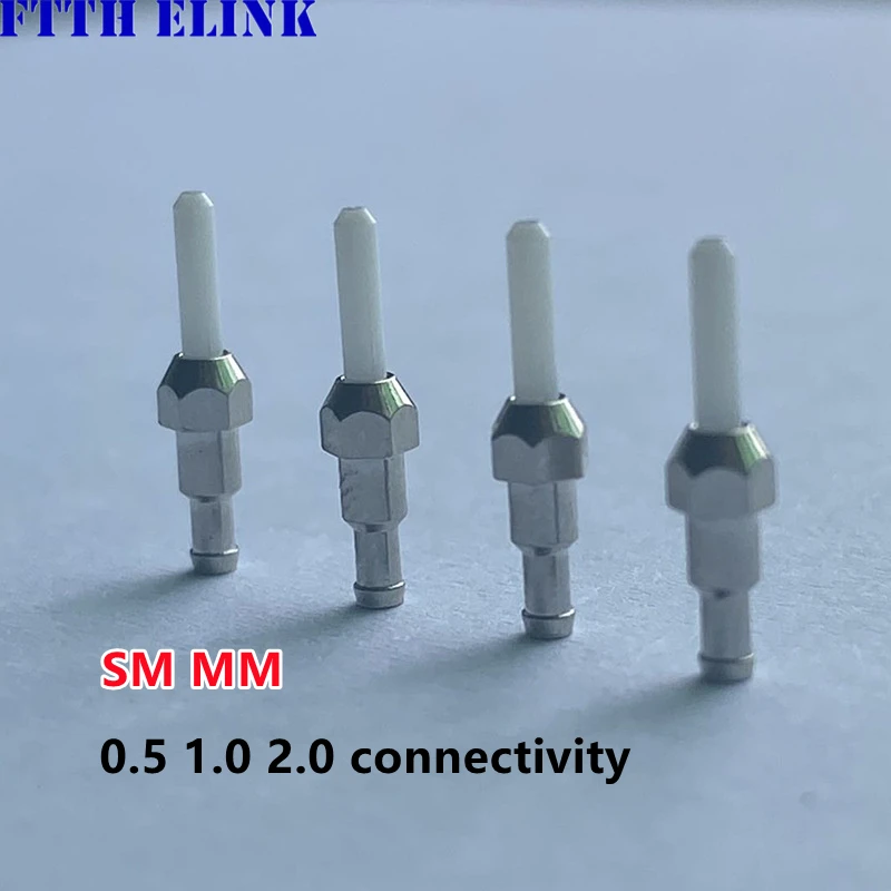 Virola de cerámica LC para conector de fibra óptica LC MU con brida SM 0,5 1,0 MM 2,0 conectividad con soporte envío gratis 1000 Uds