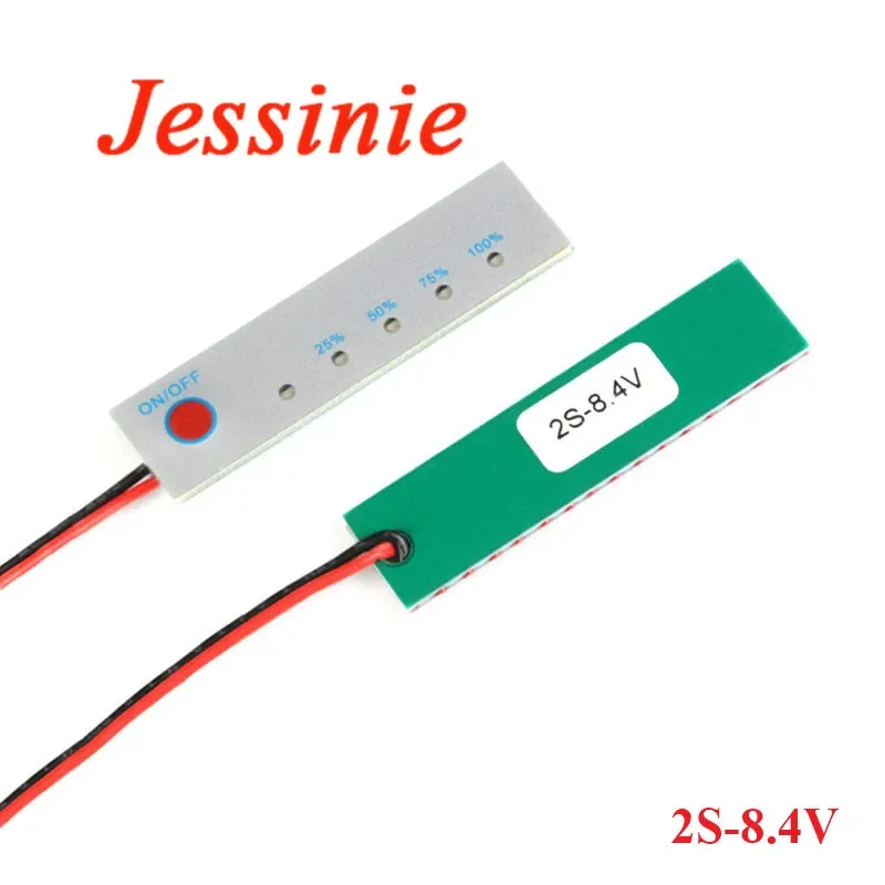 Indicador de capacidad de batería de litio 2S 3S 4S 18650, pantalla LED de potencia, medidor de placa PCB, probador, descarga de carga LCD DIY - imagen 2